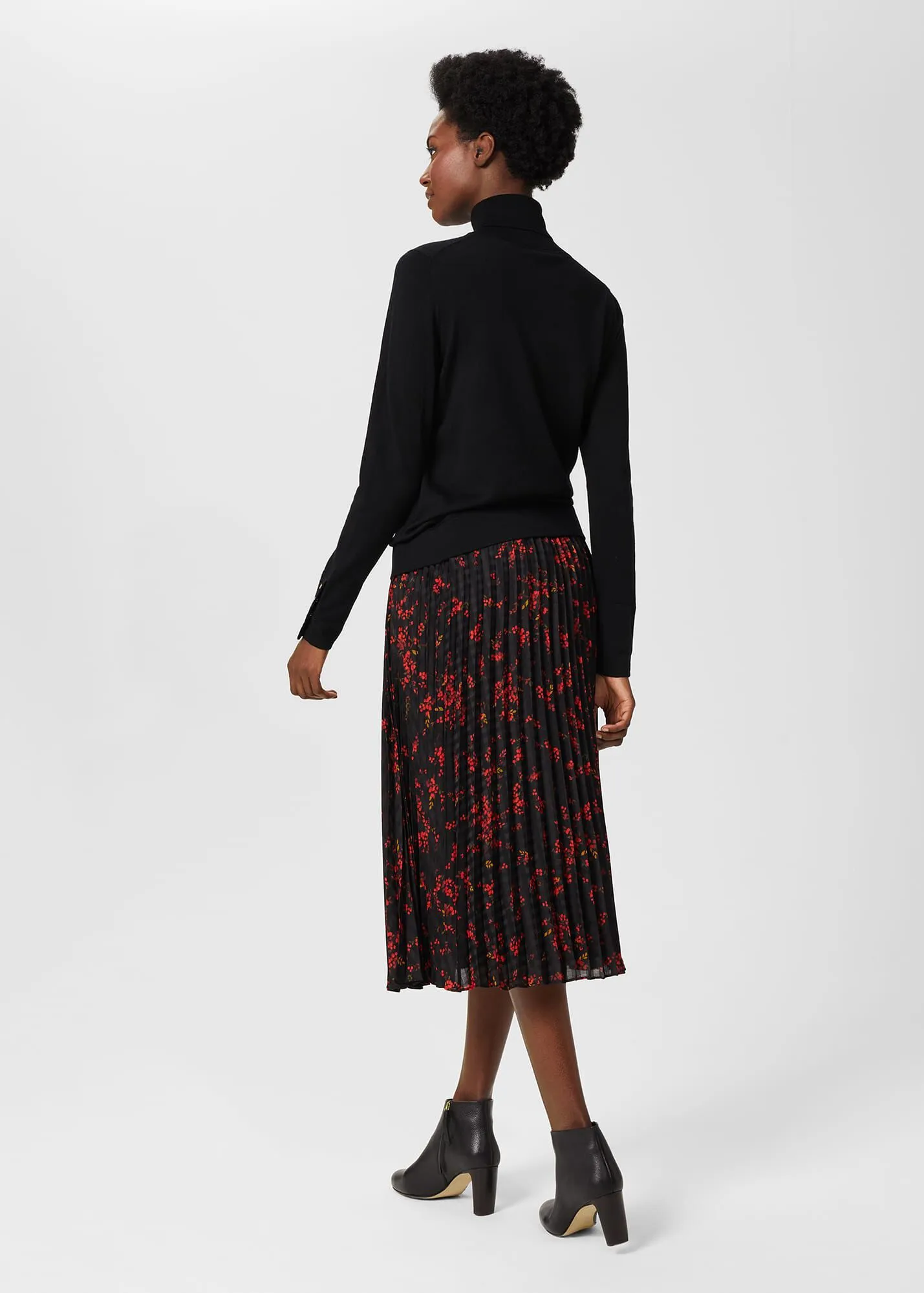 Losie Midi Pleated Skirt 