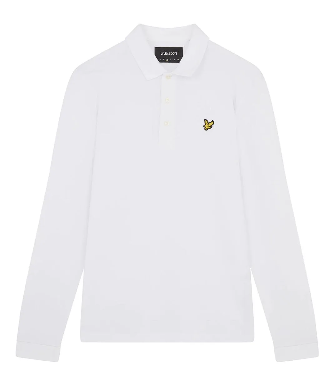 Lyle & Scott Casual Long Sleeve Polo Shirt White