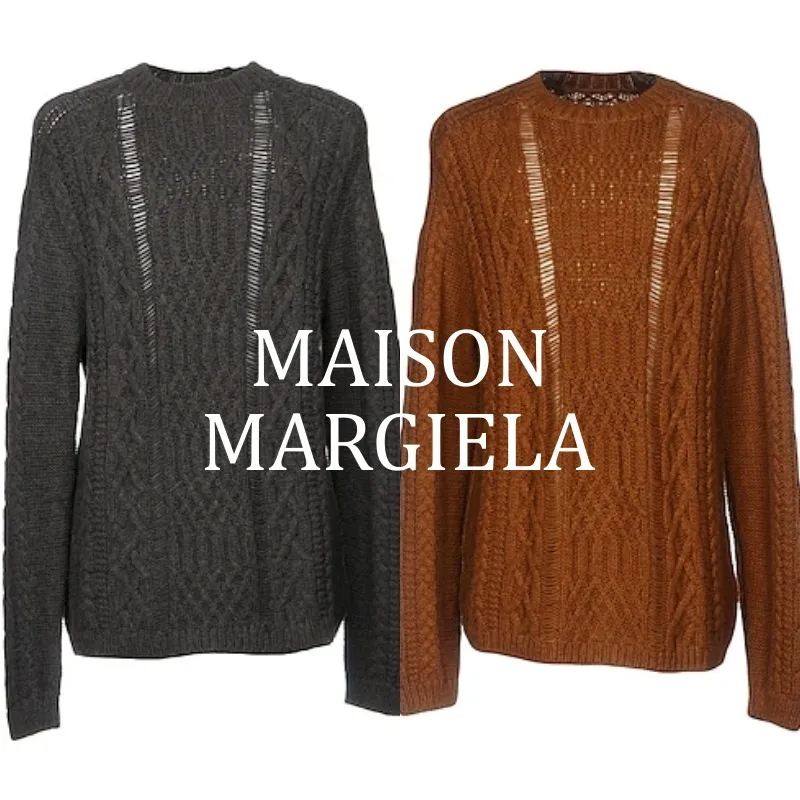 Maison Margiela  |Unisex Wool Nylon Street Style Long Sleeves Plain Designers