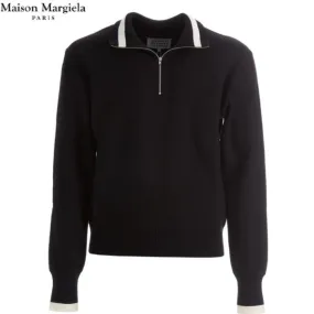 Maison Margiela  |Unisex Wool Street Style Long Sleeves Plain Designers