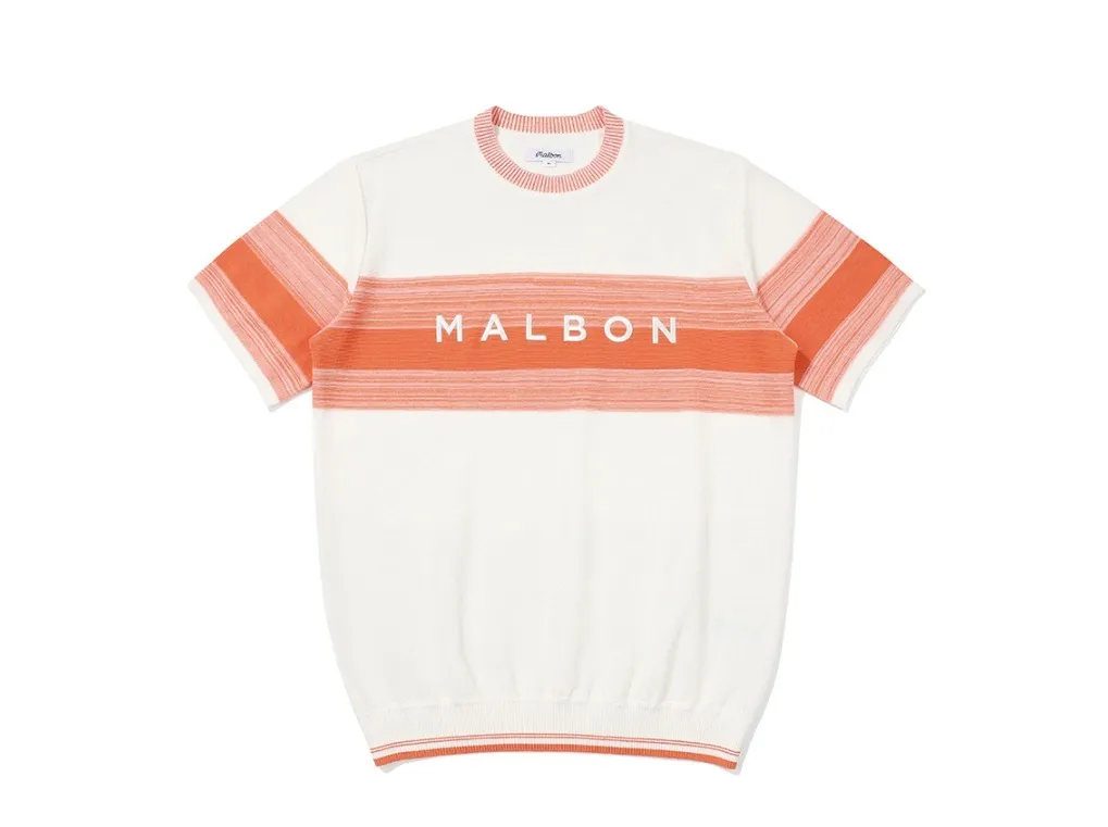 Malbon Golf  |Street Style Plain Short Sleeves Logo Sweaters