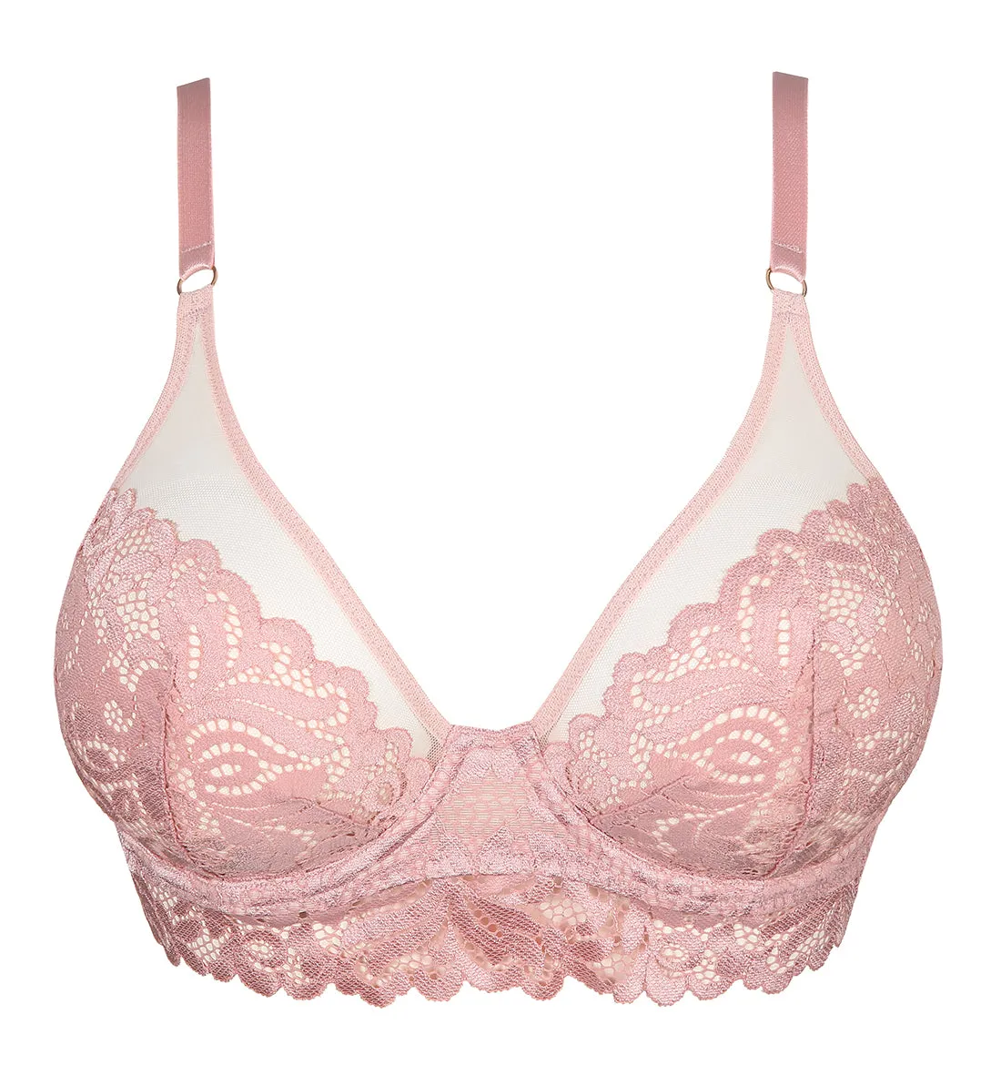 Marie Jo Elis Longline Underwire Bra (0102500) - Vintage Pink