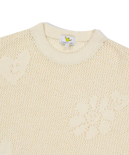 Mark Gonzales  |[WHAT IT ISNT]★FLORY JACQUARD LONG SLEEVE KNIT