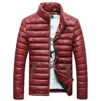 Men Jacket Coat Parkas Outwear Trench Coat Men's Casual Slim Fit Thickening Jacket Cotton Down Coat Parkas SM6