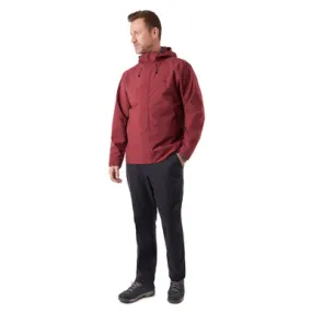 Men's Farne Waterproof Jacket Auburn Red