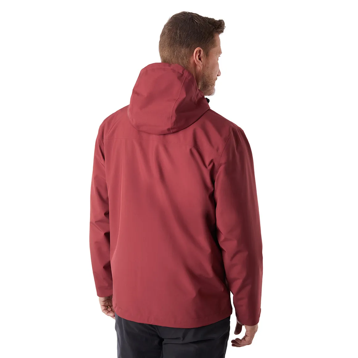 Men's Farne Waterproof Jacket Auburn Red