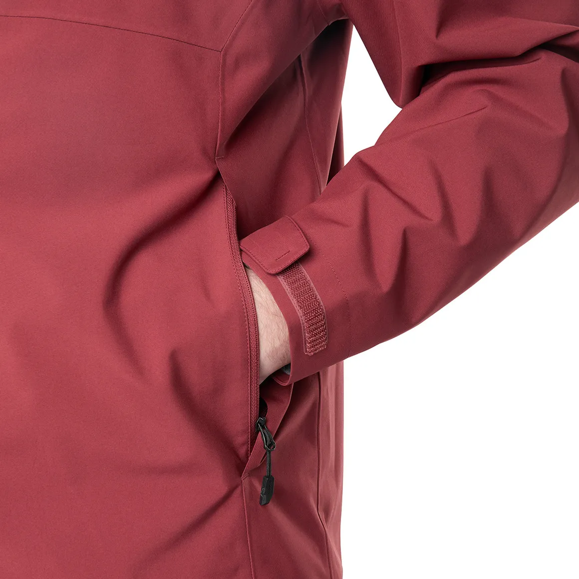 Men's Farne Waterproof Jacket Auburn Red