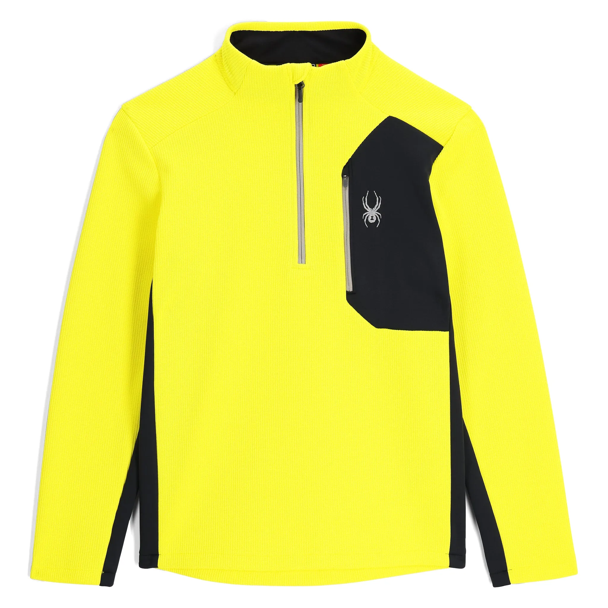 Mens Bandit Half Zip - Acid Yellow