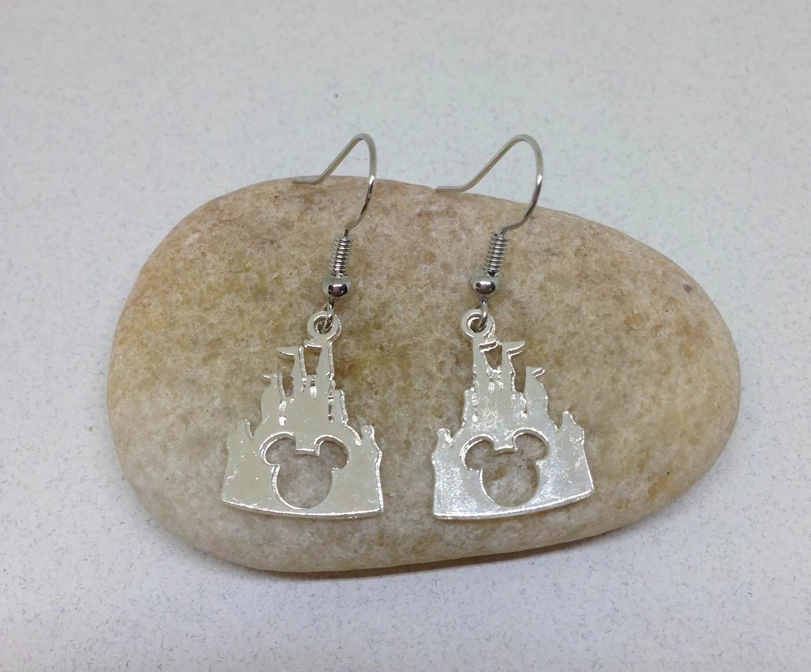 Mickey Castle  Disney Earrings