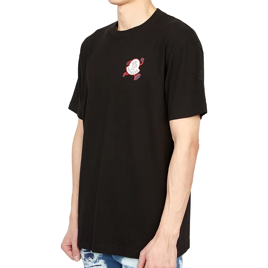 MONCLER  |Street Style Plain Cotton Short Sleeves Logo