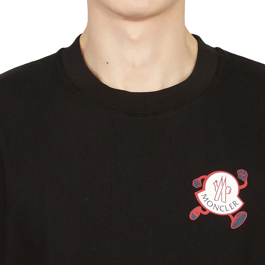 MONCLER  |Street Style Plain Cotton Short Sleeves Logo