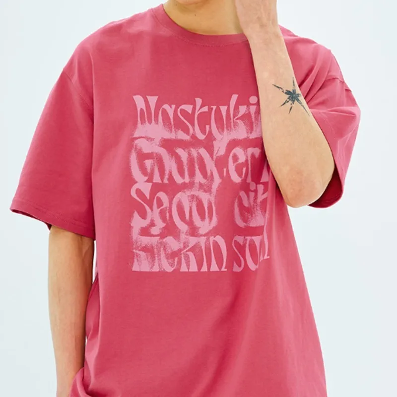 NASTYKICK  |Street Style Plain Cotton Short Sleeves Logo T-Shirts