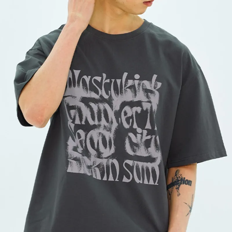 NASTYKICK  |Street Style Plain Cotton Short Sleeves Logo T-Shirts