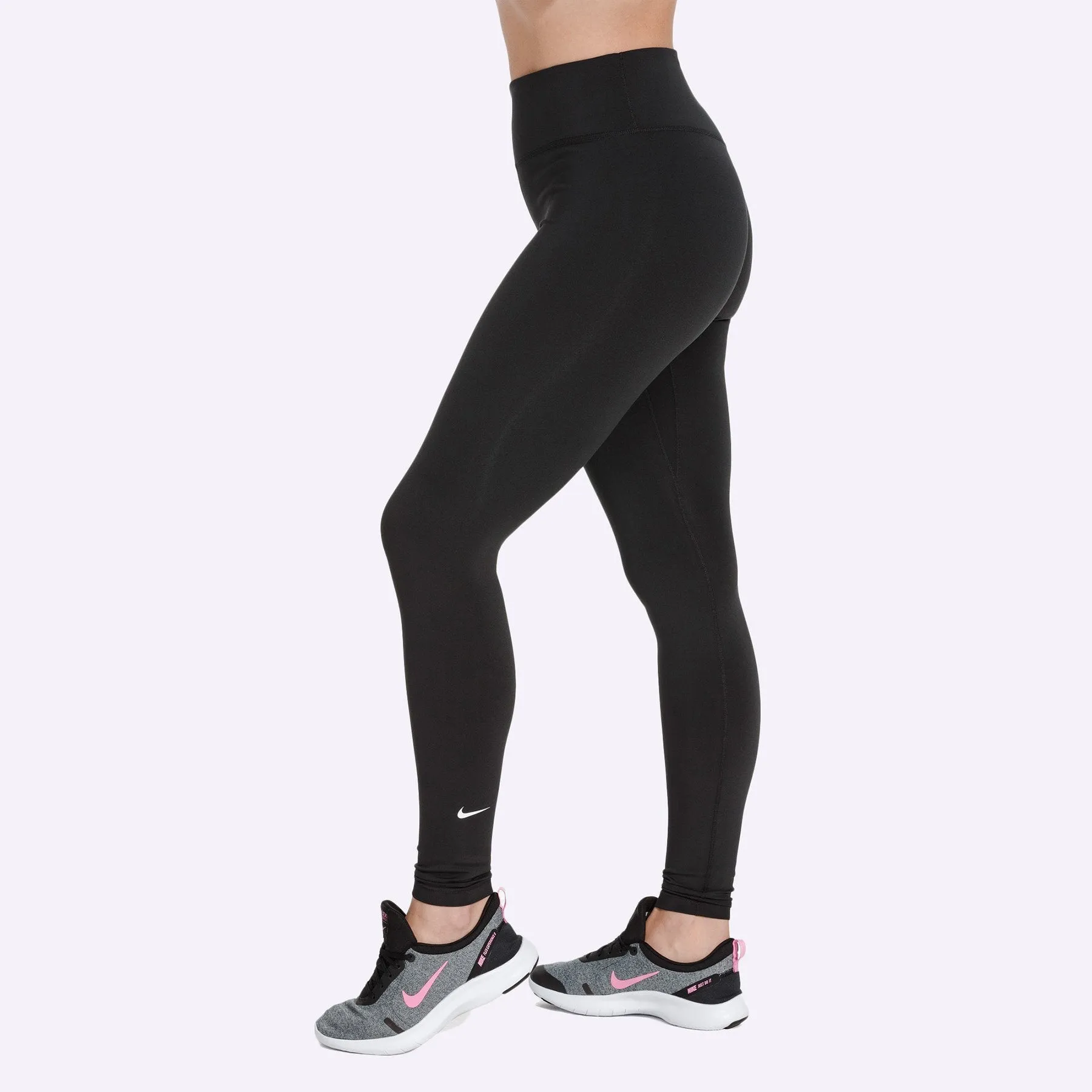 Nike - One Women's Tights - BLACK/WHITE