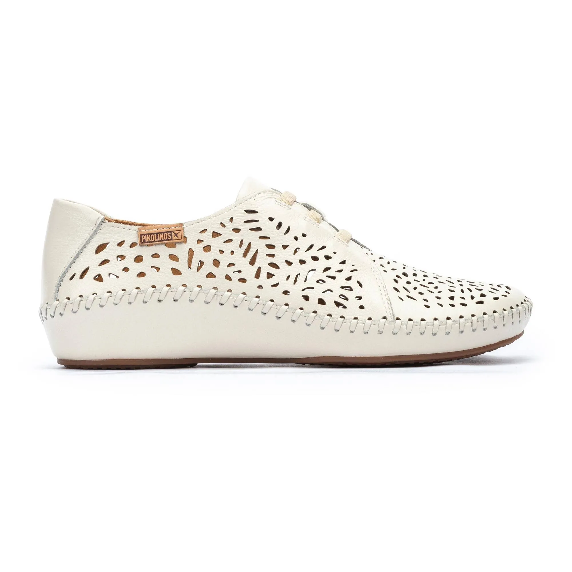 P. VALLARTA Women's sneaker in die-cut leather