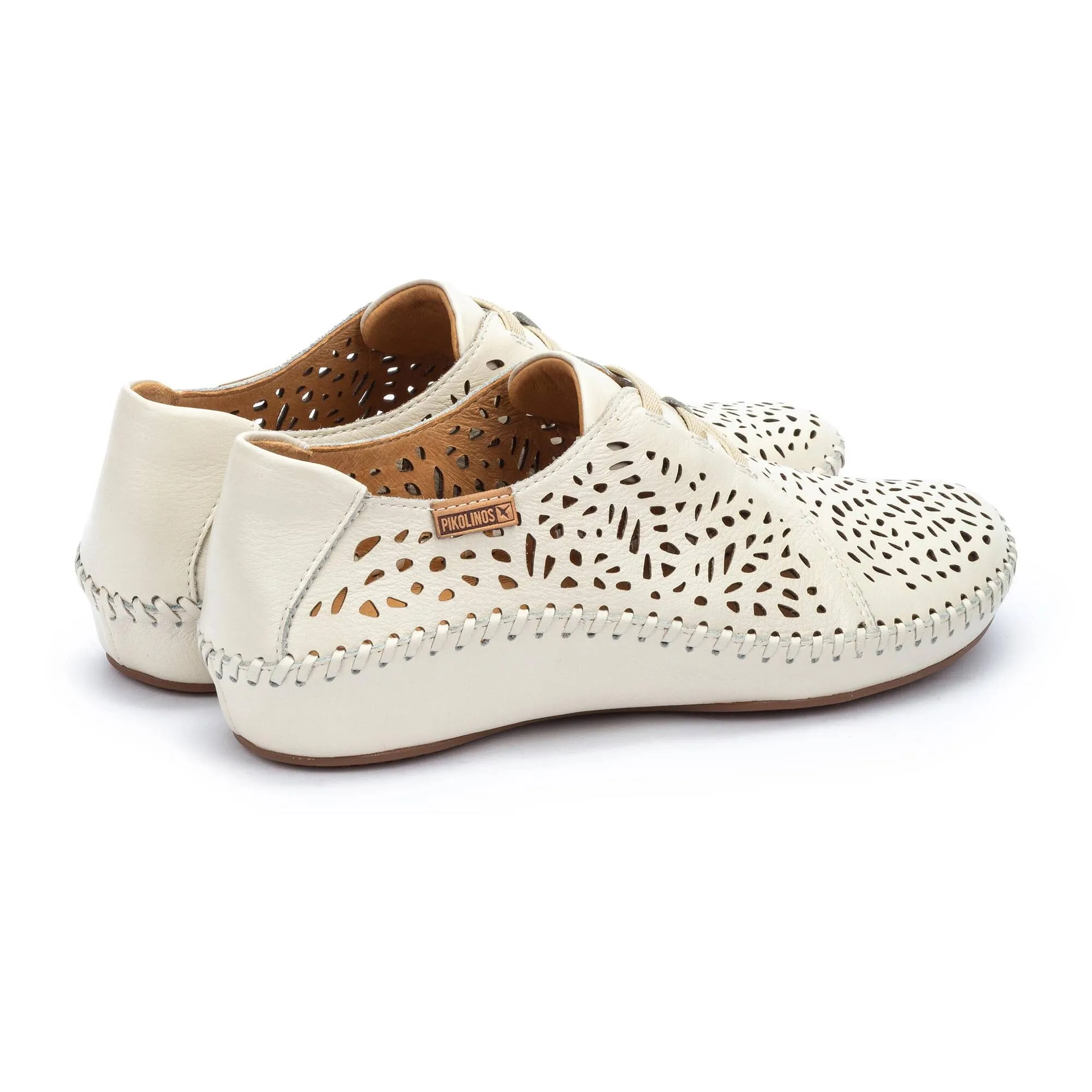 P. VALLARTA Women's sneaker in die-cut leather