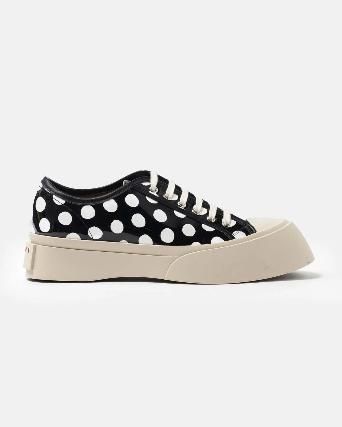 Pablo Lace Up sneaker - Black/White Spot