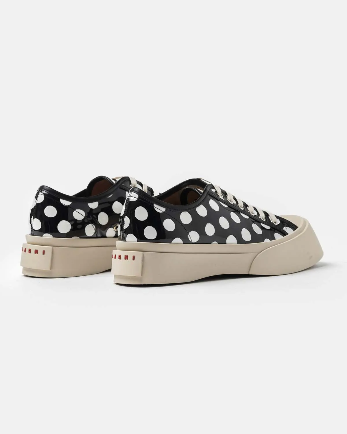 Pablo Lace Up sneaker - Black/White Spot