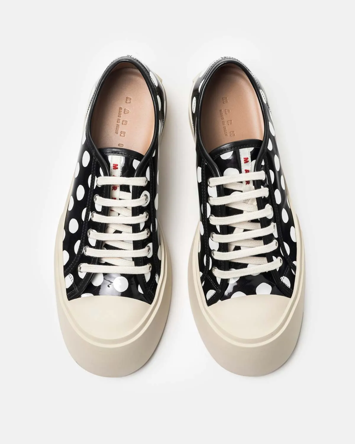 Pablo Lace Up sneaker - Black/White Spot