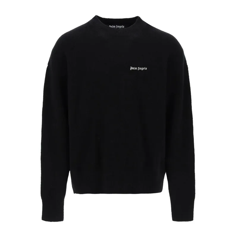 Palm Angels  |Street Style Long Sleeves Logo Sweaters