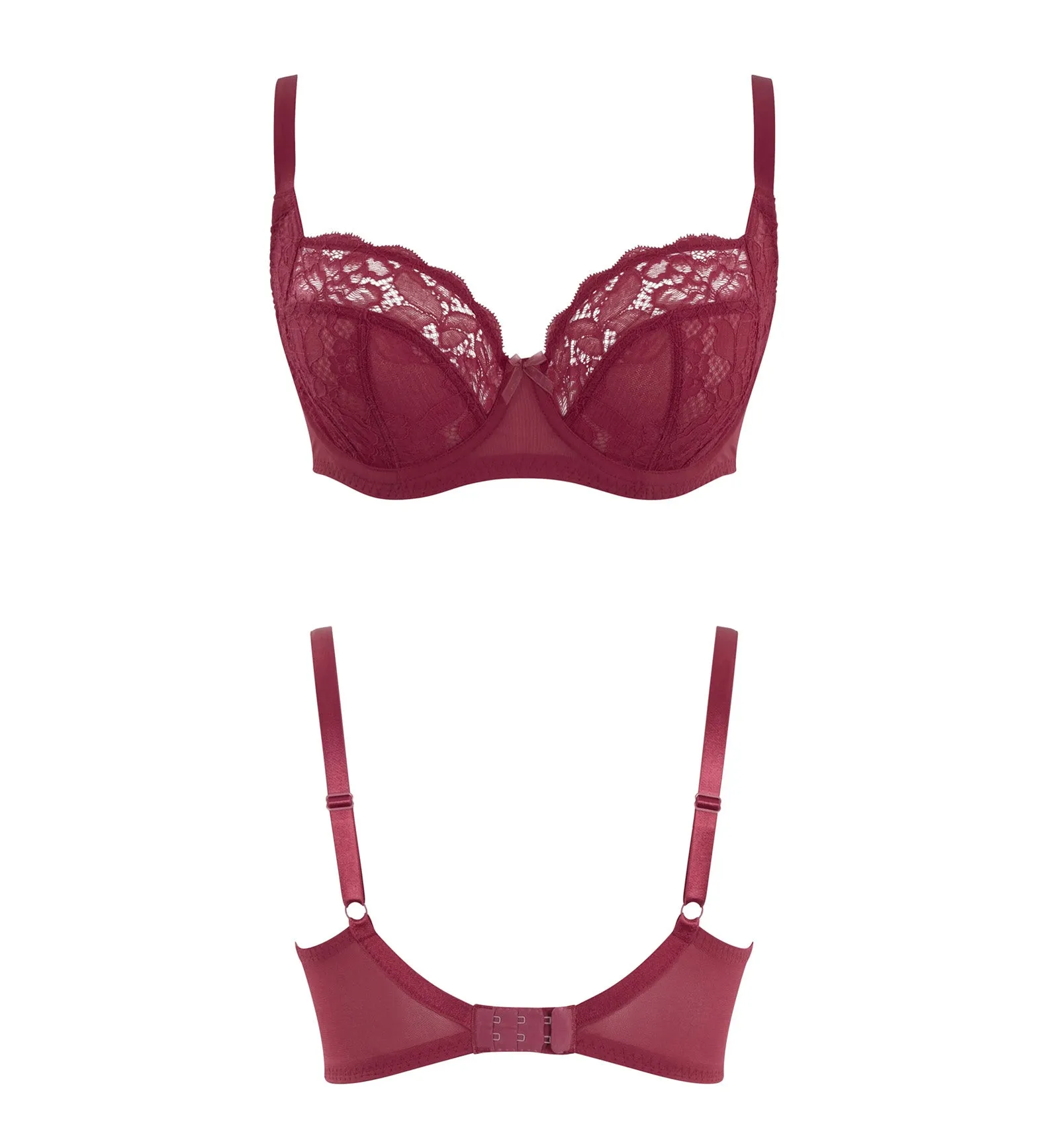 Panache Imogen Balconnet Underwire Bra (10161) - Electric Magenta