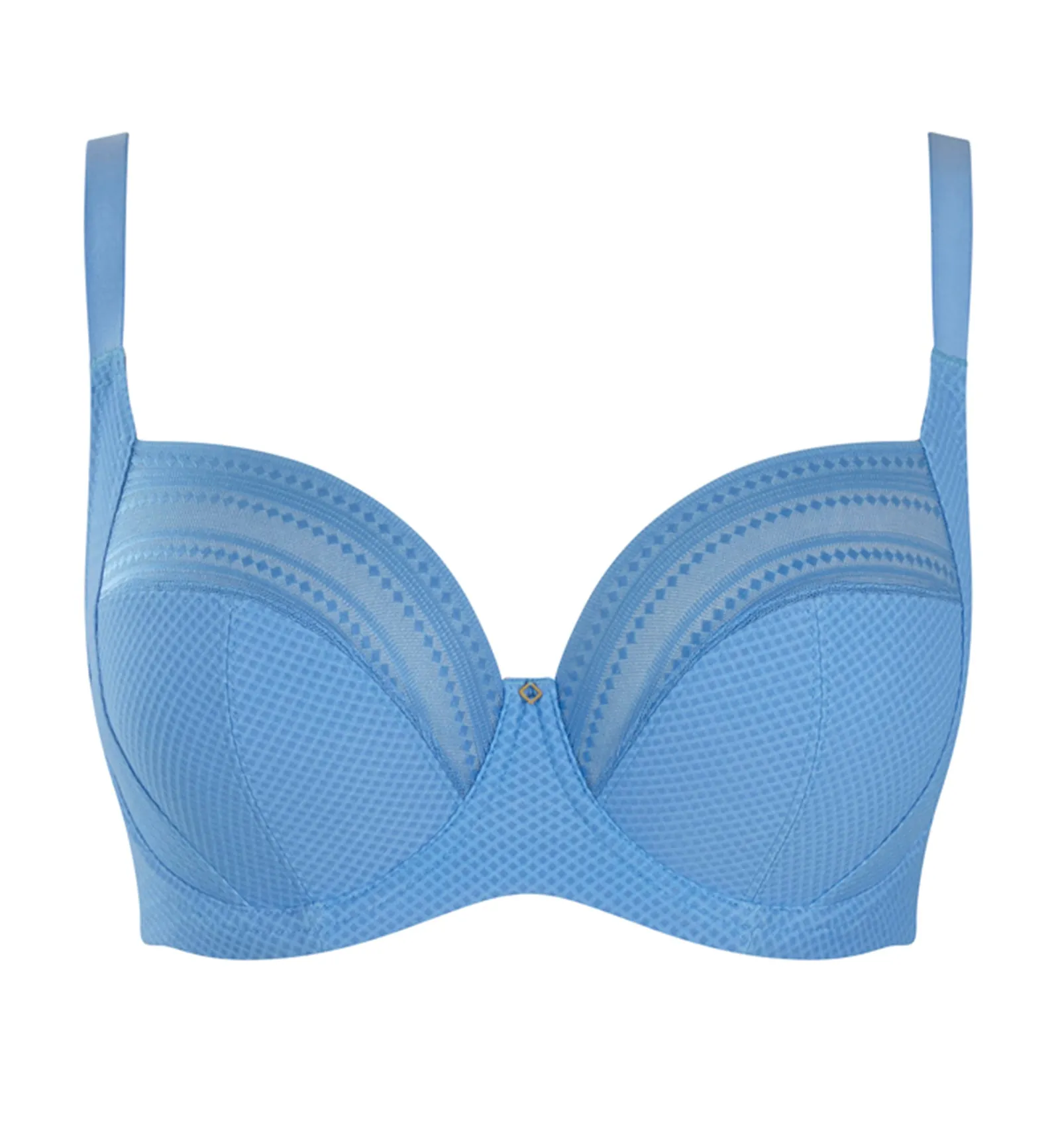 Panache Serene Stretch Lace Full Cup Underwire Bra (10305) - Cornflower