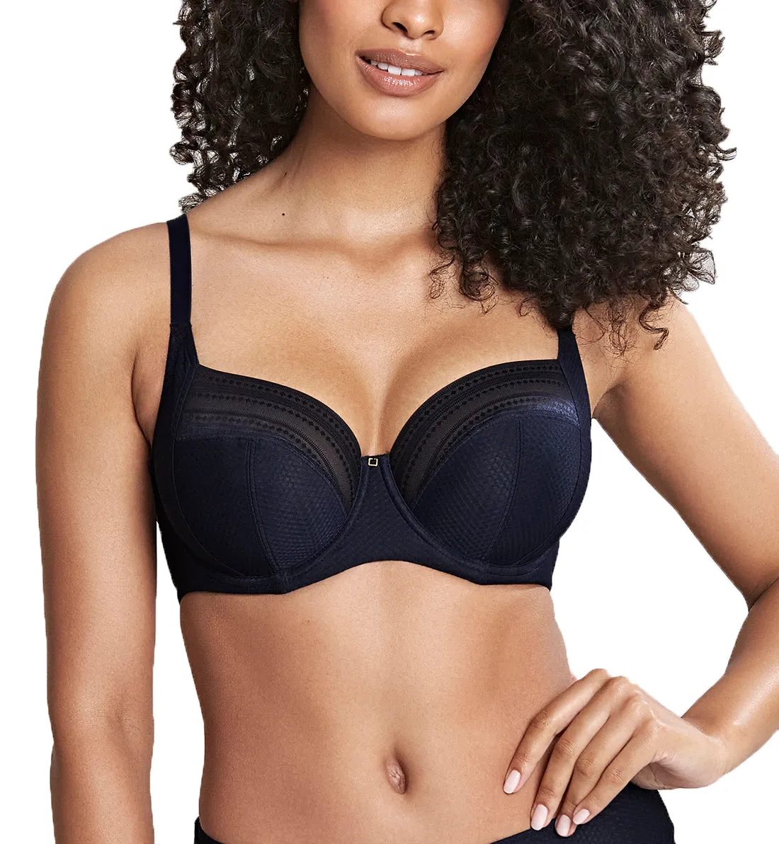 Panache Serene Stretch Lace Full Cup Underwire Bra (10305) - Midnight