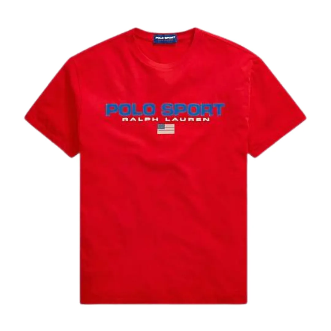 Polo Ralph Lauren Classic Fit Polo Sport Jersey T-Shirt (Red)