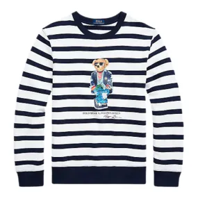 Polo Ralph Lauren Polo Bear Striped Fleece Sweatshirt