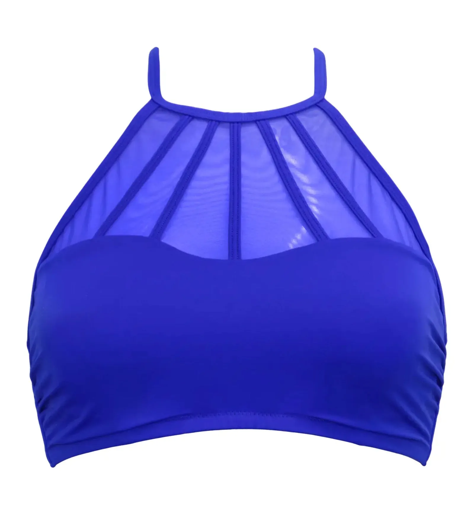 Pour Moi Space High Neck Underwire Cami Swim Top (36054) - Ultramarine