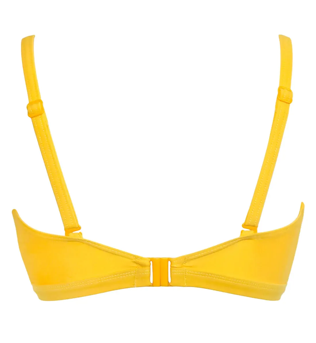 Pour Moi Sunshine Padded Underwire Tie Swim Top (25100) - Yellow