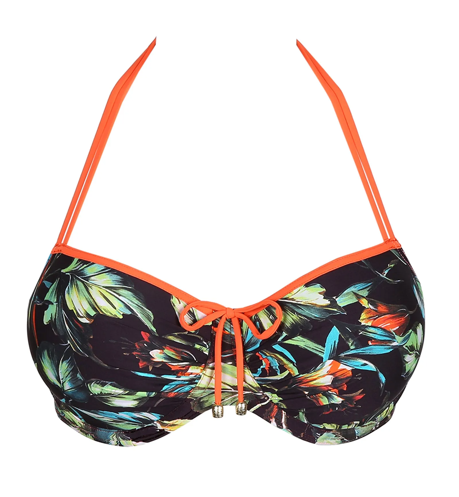 PrimaDonna Biloba Padded Balcony Underwire Bikini Top (4004116) - Exotic Night