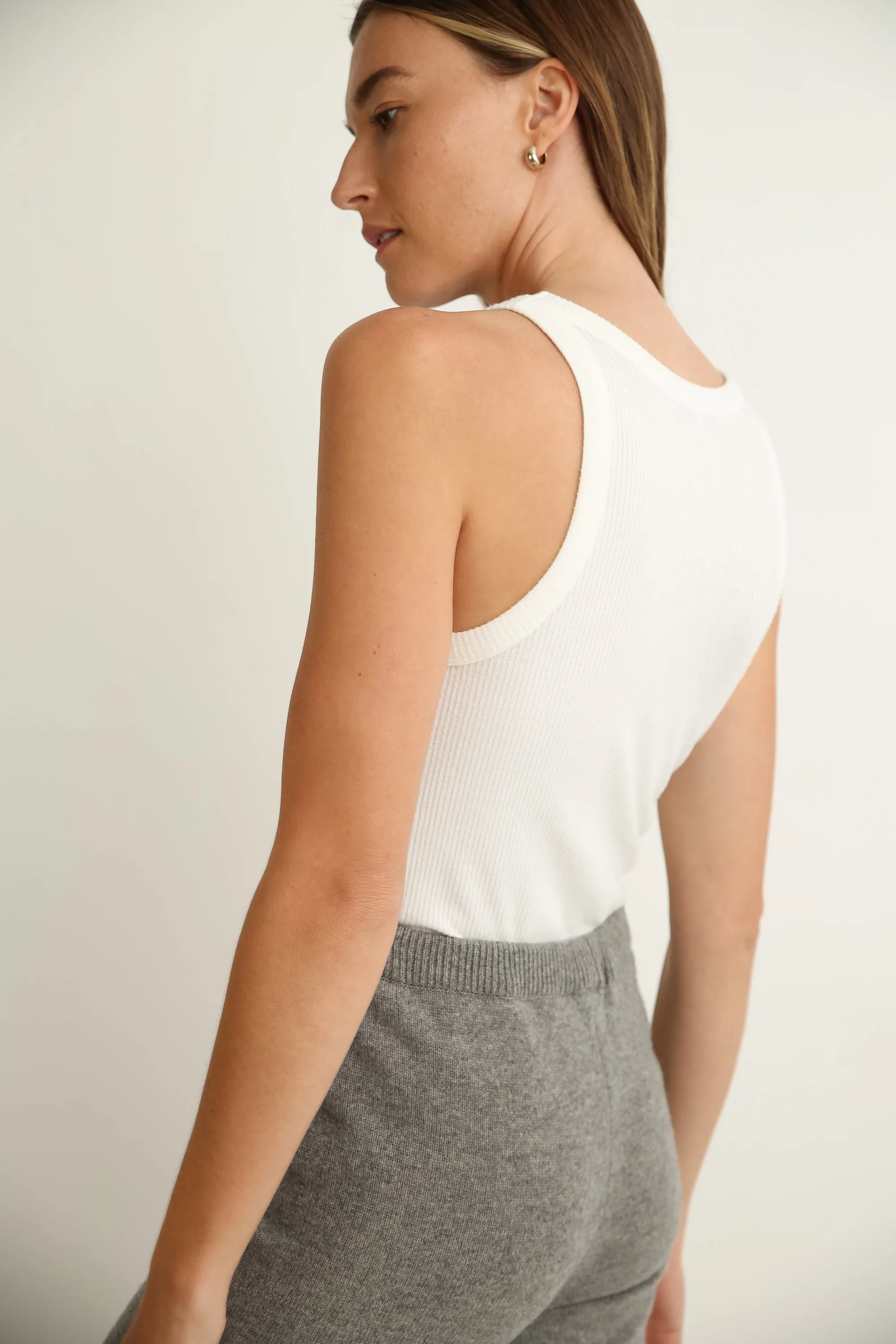 Racerback Knit Top