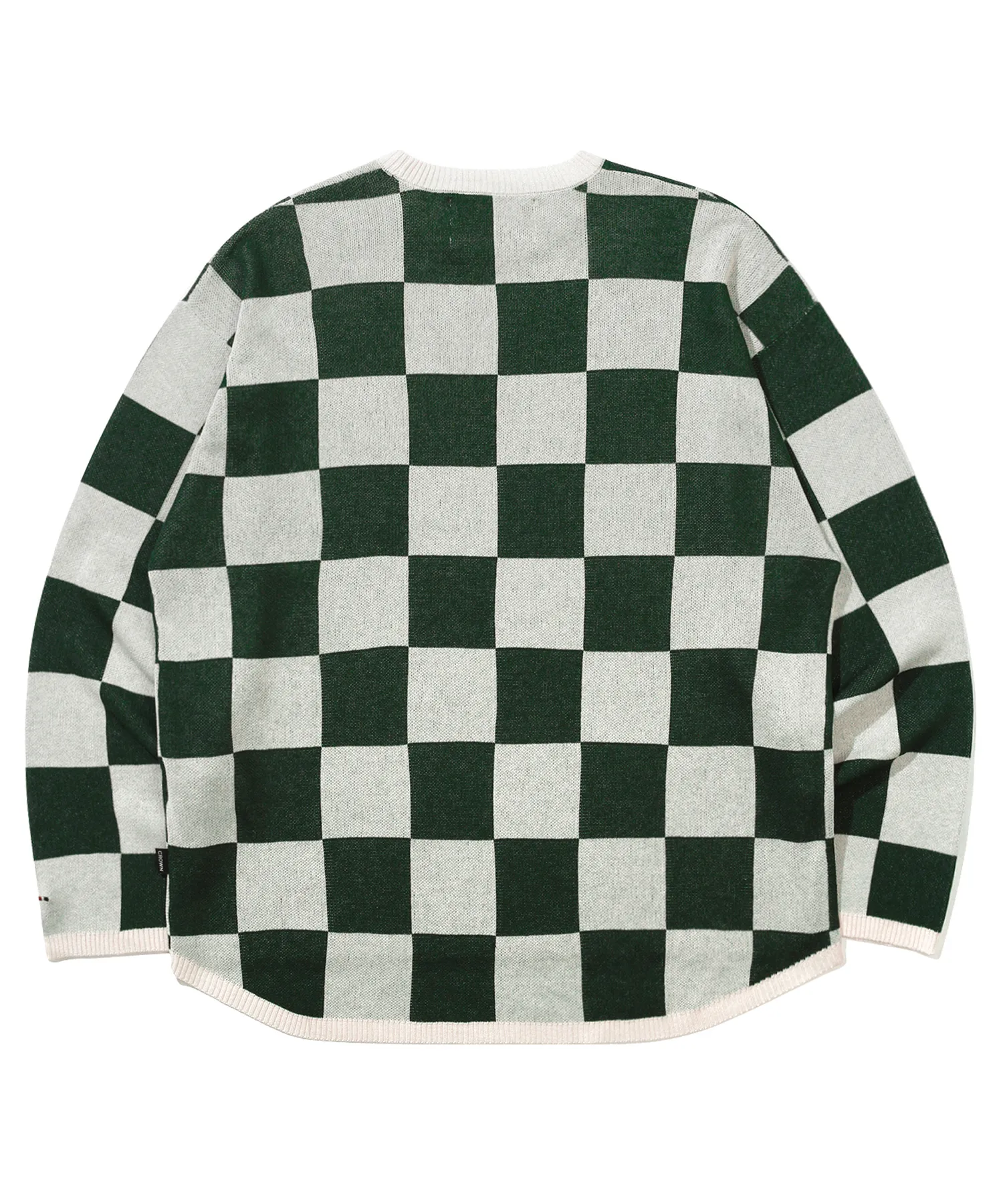 ROMANTIC CROWN  |[ROMANTIC CROWN]★CHECKER BOARD KNIT TOP