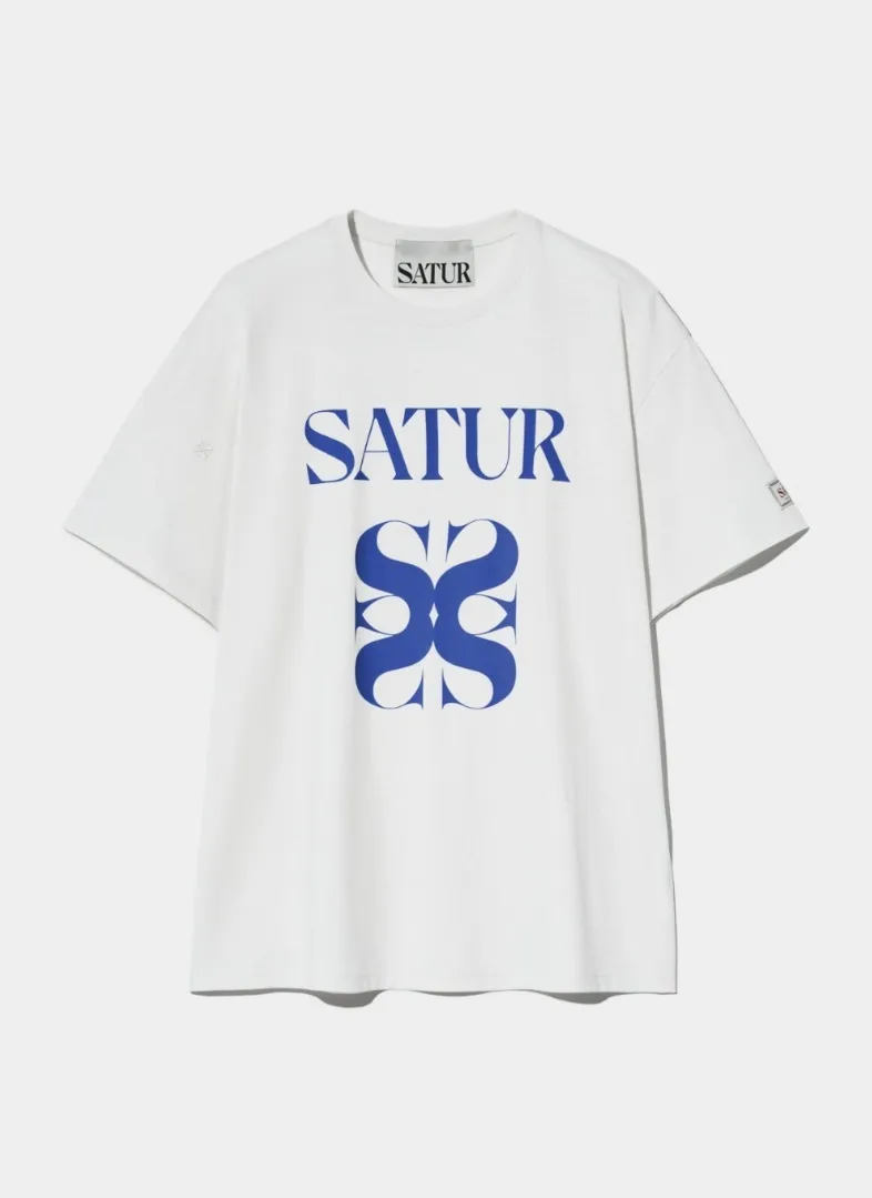 SATUR  |Unisex Street Style Logo T-Shirts