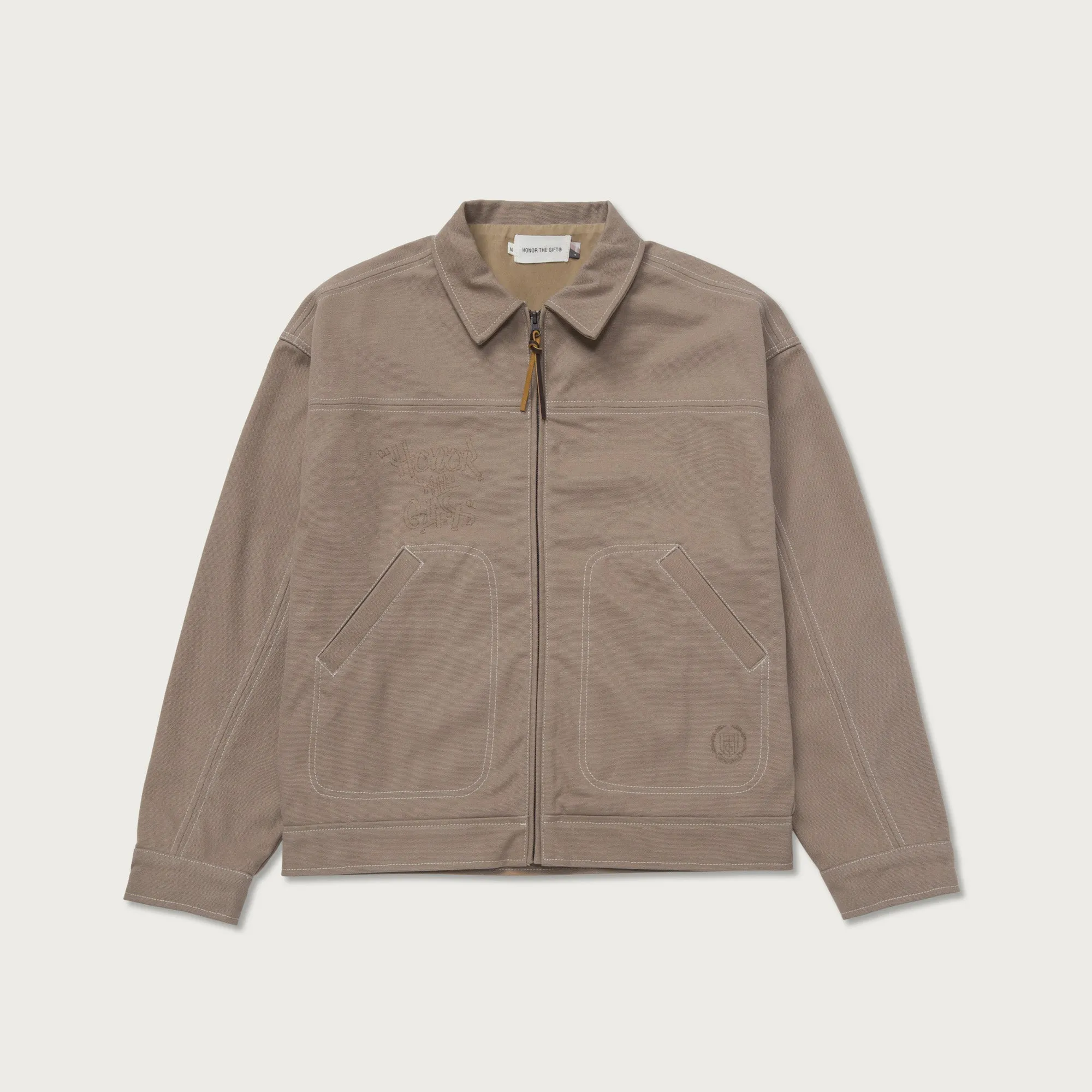 Script Carpenter Jacket - Lt. Brown