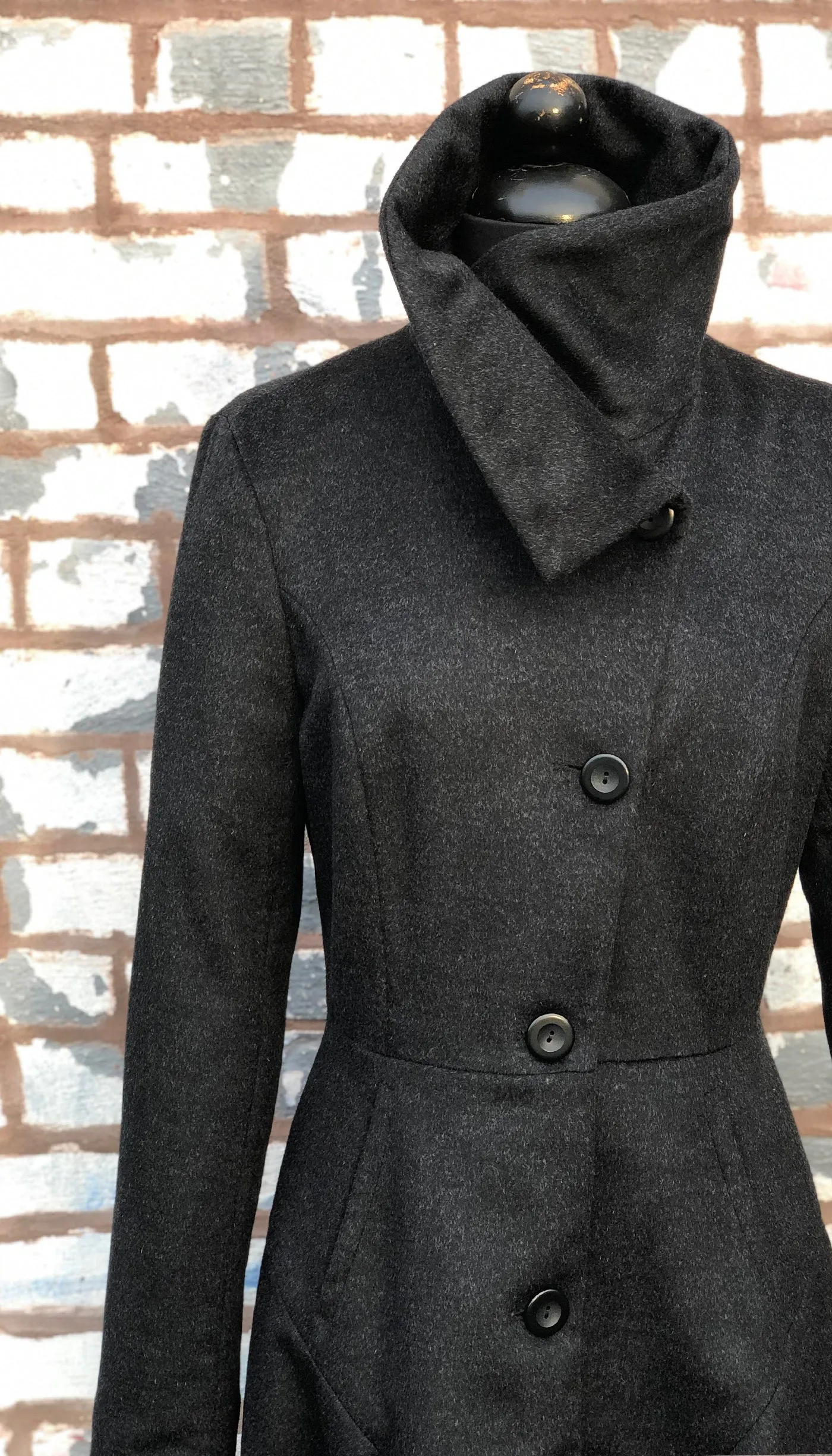 Sheridan Coat/ Charcoal