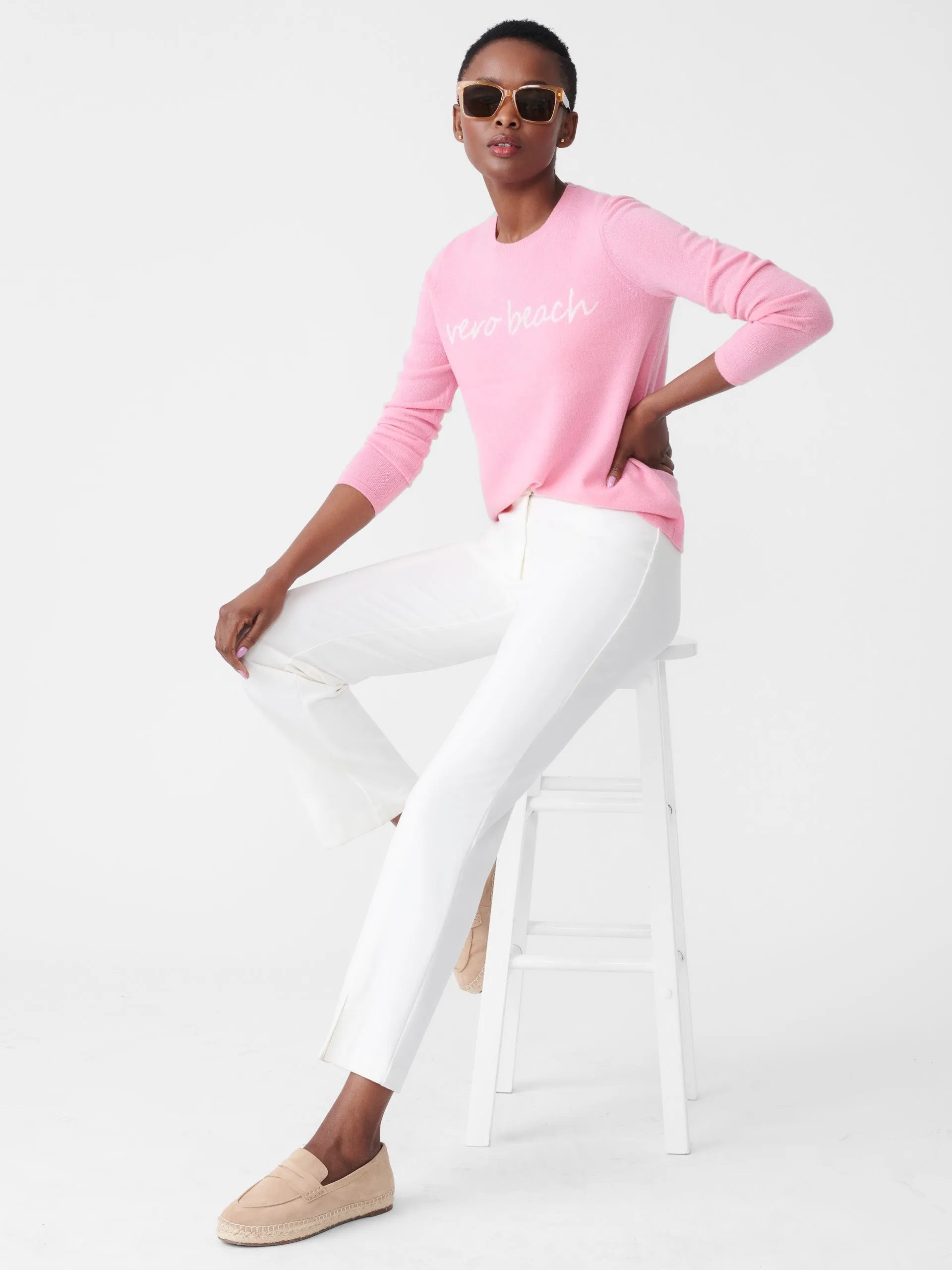 Shield Cashmere Sweater in Vero Beach