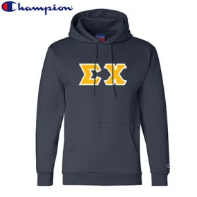 Sigma Chi Champion Powerblend Hoodie - S700 - TWILL