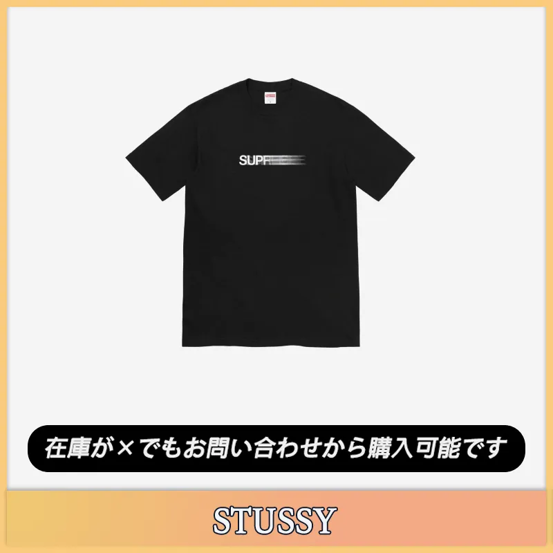 STUSSY  |Unisex Street Style Cotton Logo Skater Style T-Shirts