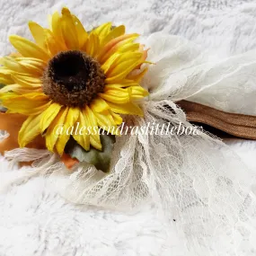 Sunflower Boho Headband