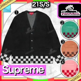 Supreme  |Unisex Street Style Collaboration Logo Skater Style Sweaters