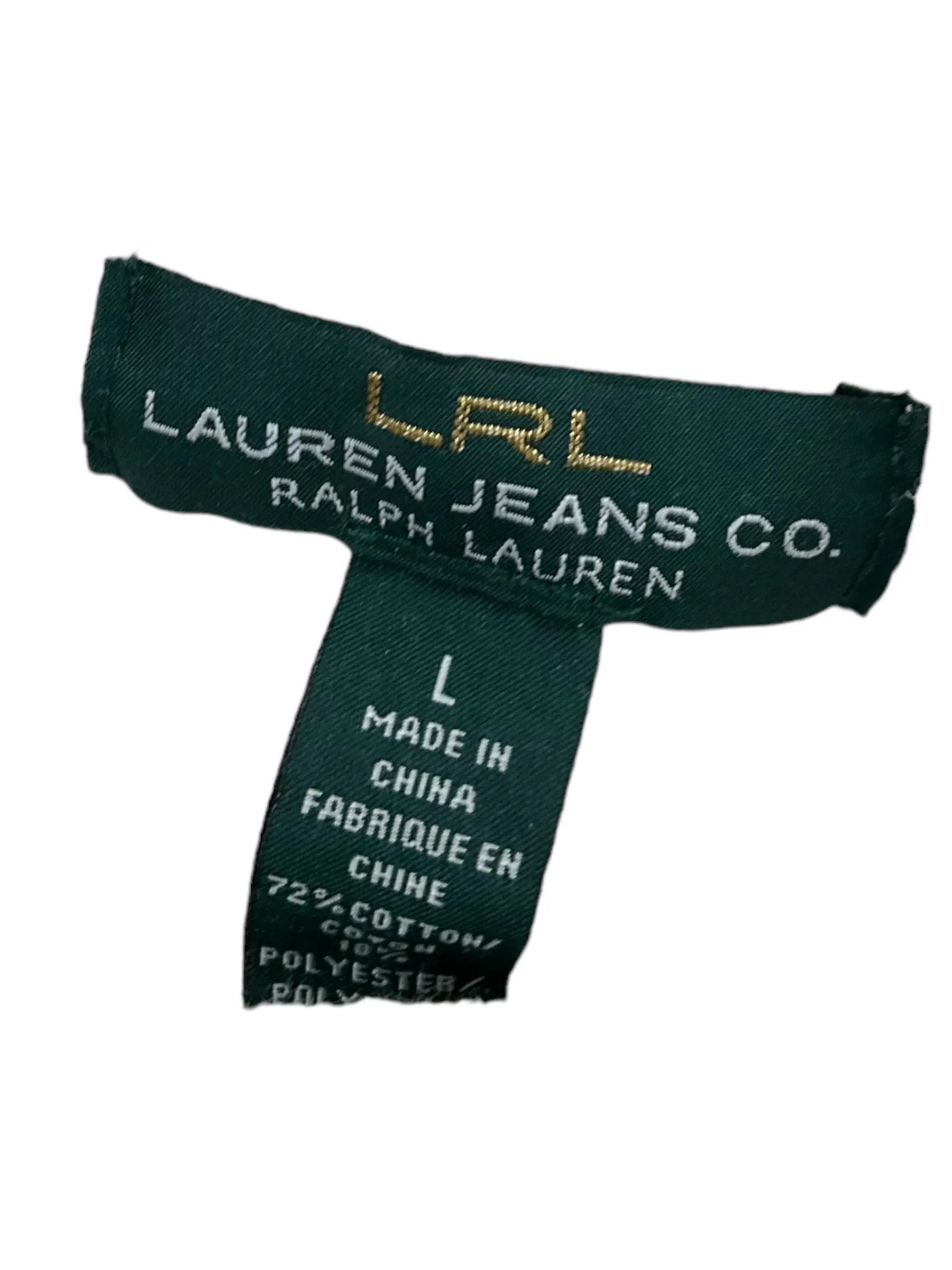 Sweater By Lauren By Ralph Lauren In Tan, Size: L