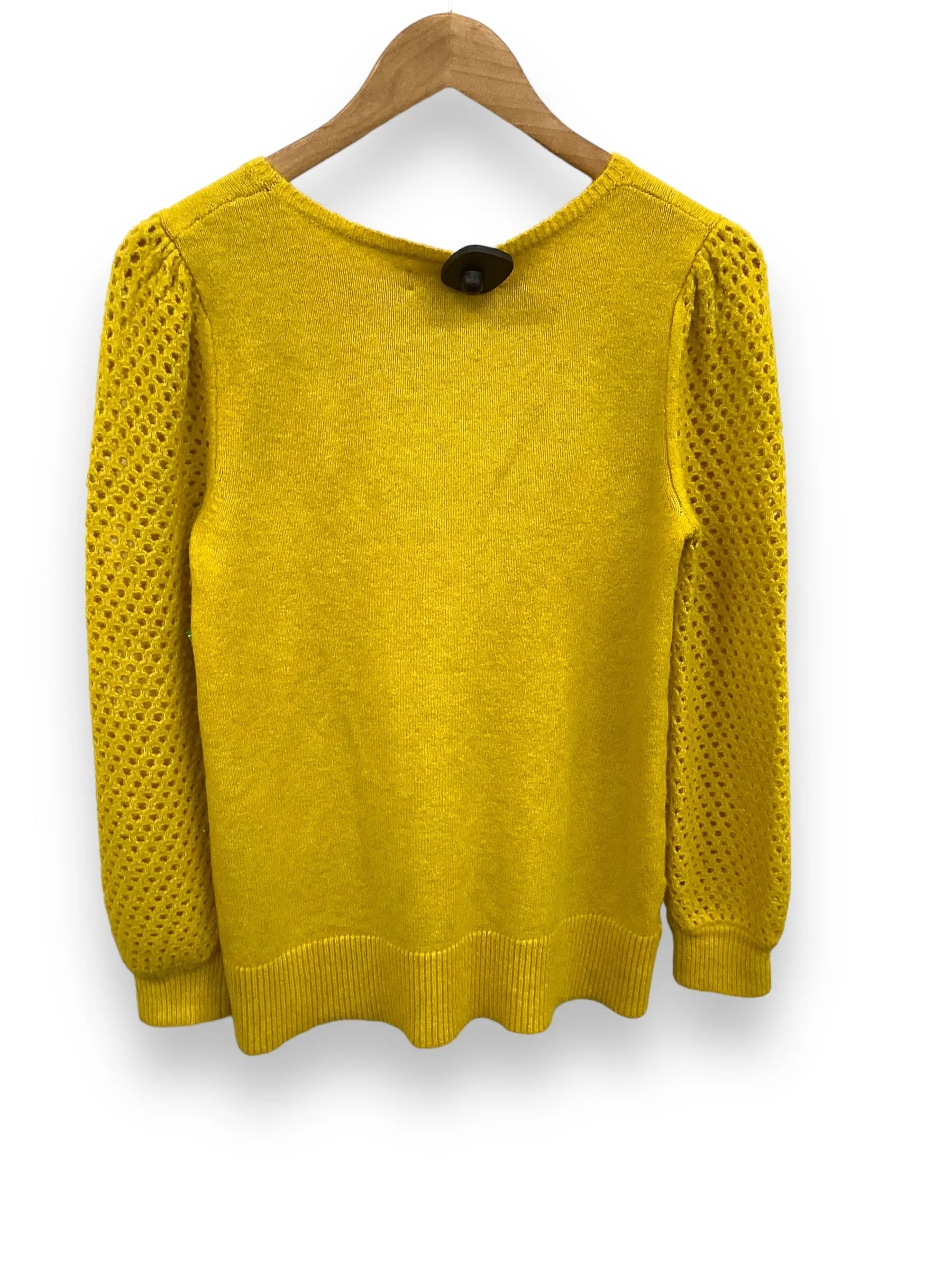 Sweater By Loft In Yellow, Size: S