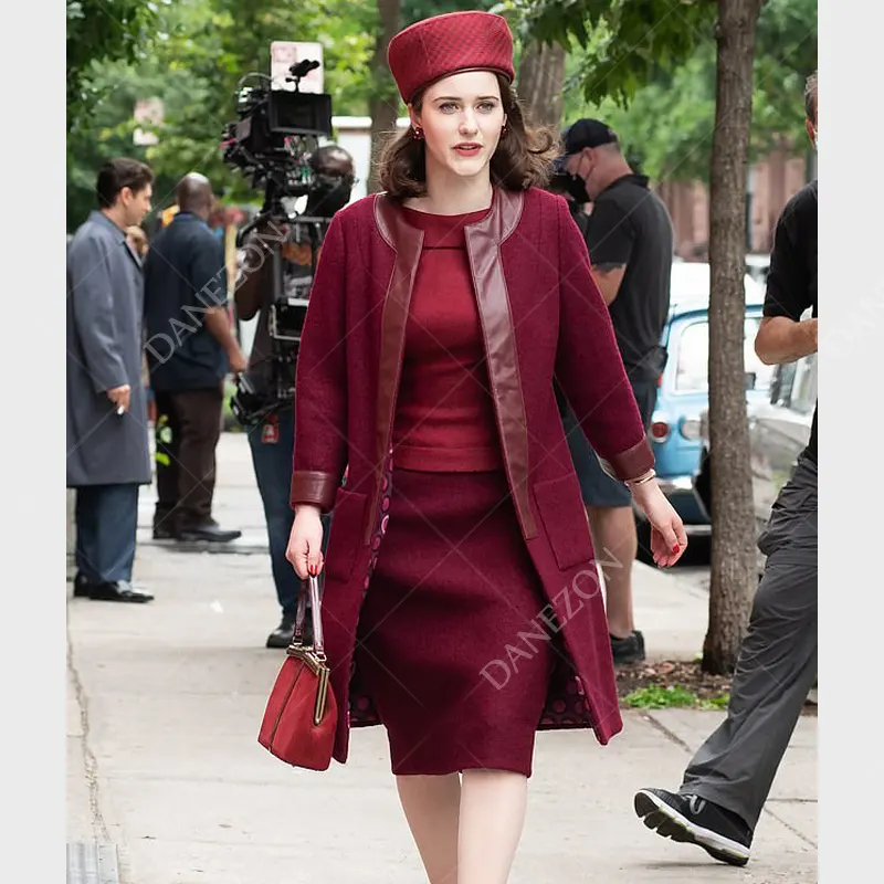 The Marvelous Mrs. Maisel S04 Maroon Coat