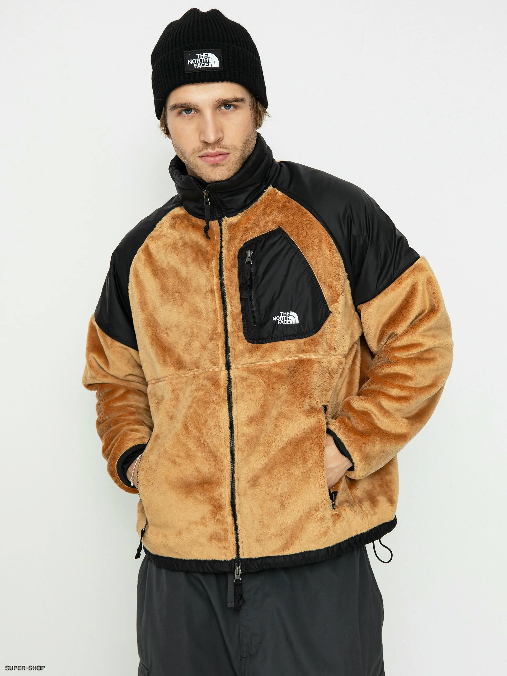 The North Face Versa Velour Jacket (almond butter/tnf black)