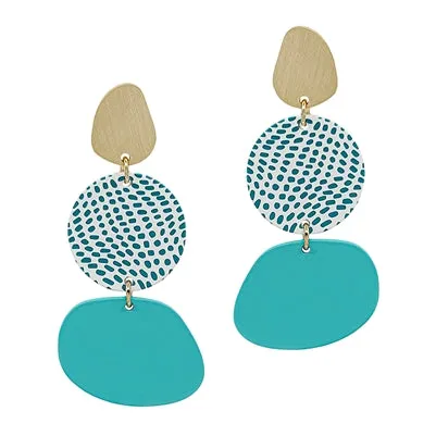 Three Drop Earrings