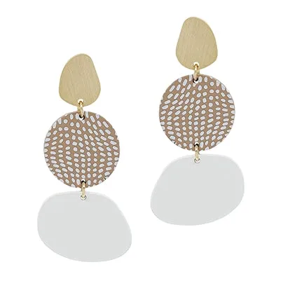 Three Drop Earrings