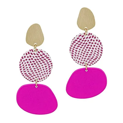 Three Drop Earrings