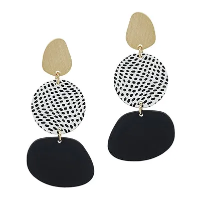 Three Drop Earrings